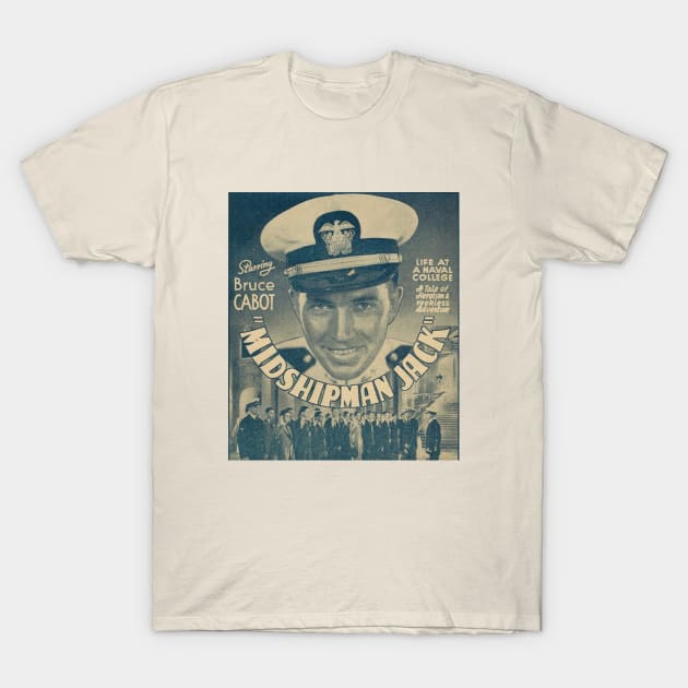 Midshipman Jack: Classic Movie 1930s Annapolis T-Shirt by Walters Mom